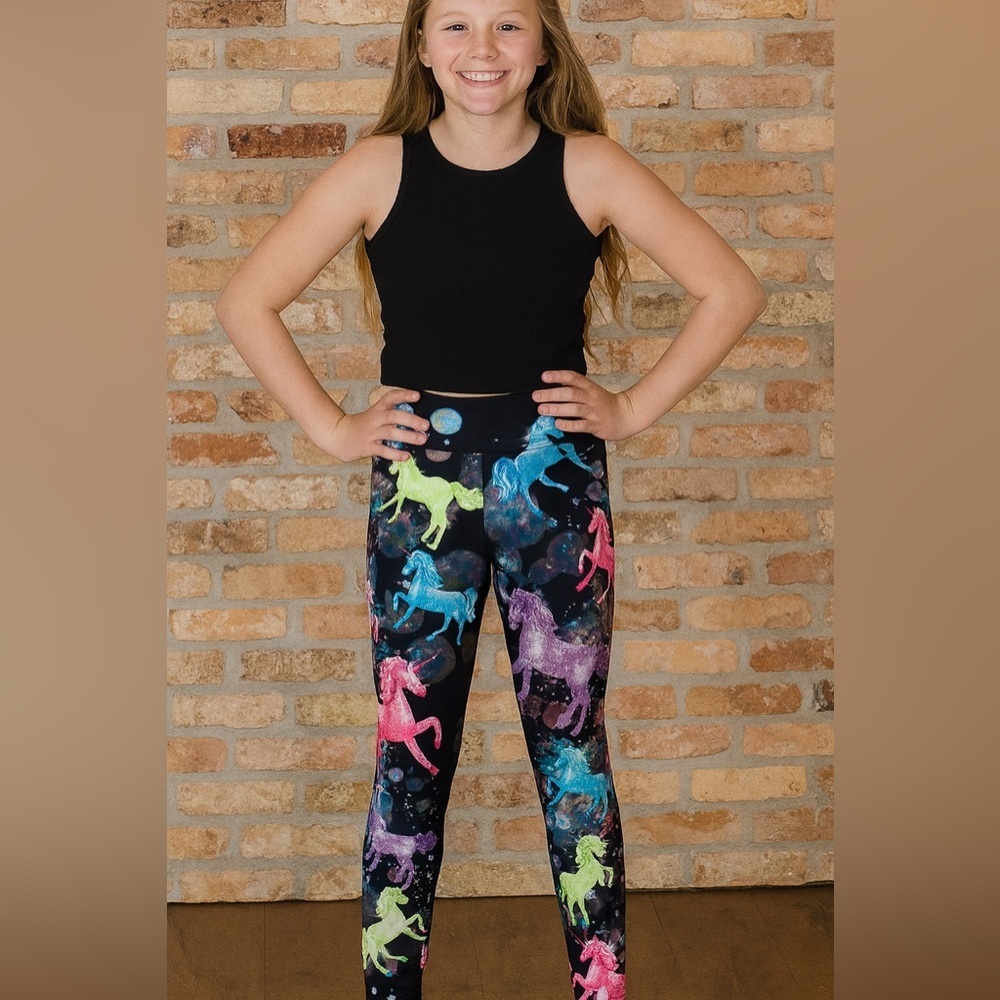 Justice girls youth leggings 
Size 22+ plus